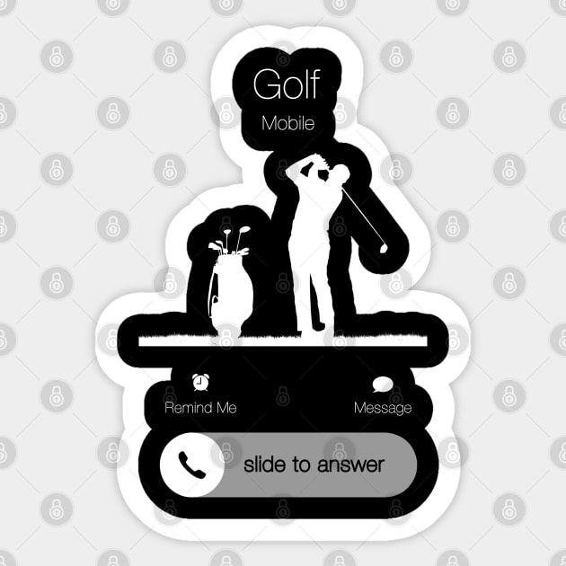 Golf is Calling Sticker by golf365